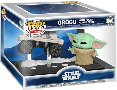 Колекційна діорама Funko Pop! MOMENT: THE MANDALORIAN — #840 Grogu and MSE-6 Repair Droid, Ґроґу і Ремонтний дроїд MSE-6