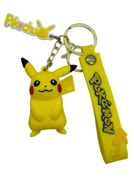 Брелок Пикачу Pokemon 6 см - резиновый брелок для ключей, сумки и рюкзака (3001035)