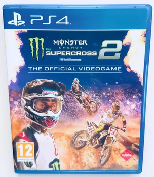 Диск для PlayStation 4 - Monster Energy Supercross 2, английская версия, Б/У