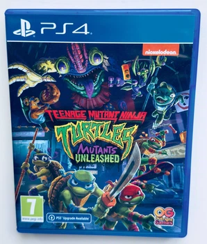 Диск для PlayStation 4 - Teenage Mutant Ninja Turtles Mutants Unleashed, английская версия, Б/У