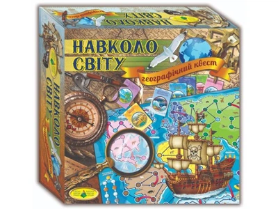 Настільна гра Навколо світу, Енергія плюс, Ен.2258