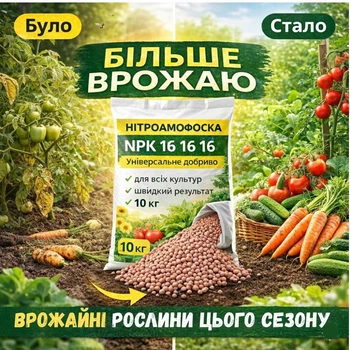 Добриво Нітроамофоску (NPK) 10 кг