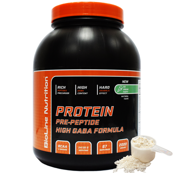 Сывороточный протеин для похудения BioLine Nutrition 80% 2 кг банка Пломбир