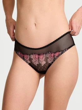 Трусики бразиліана жіночі бавовняні Victoria's Secret 258257240 M Чорні (1159864467)