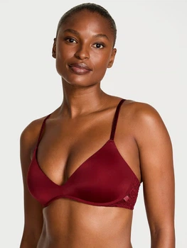 Бюстгальтер с Push-Up без косточек Victoria's Secret 829302247 36D Бордовый (1159864596)