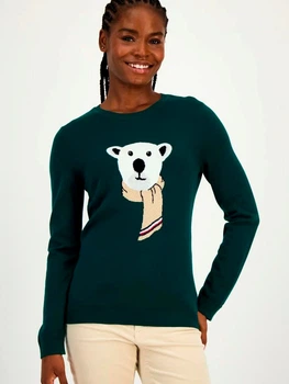 Джемпер жіночий Tommy Hilfiger 386987462 XL Зелений (1159863993)