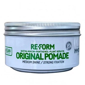 Реконструююча помада для волосся із зберіганням кольору Immortal I M Vegan ReForm Original Pomade 150ml 150 мл NYC72