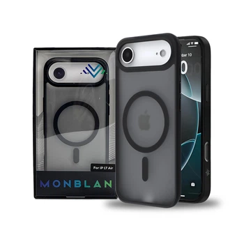 Чехол Monblan Magnetic Crystal Series для iPhone Air (Black/Clear)