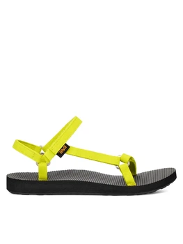 Трекінгові жіночі сандалі Teva Original Universal Slim 1150110 чорні з салатовим Розмір 39