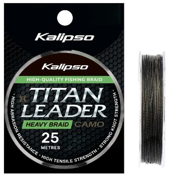 Шнур Kalipso Titan Leader Braid Camo 25м 0.25mm 19.5 kg