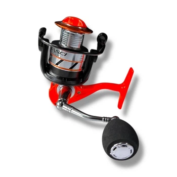 Катушка Fishing Nasci 4000 с мгновенным стопом – безынерционная рыболовная катушка для фидера (Оранжевый) (1312-4)
