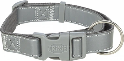 Ошейник для собак Trixie Premium Reflect светоотражающий S–M 30–45 см 20 мм Графитовый (4011905673486)