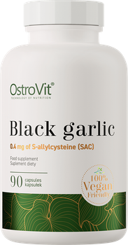Харчова добавка OstroVit Чорний часник 90 капсул (5903933905587)