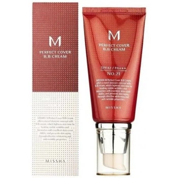 BB крем для обличчя Missha M Perfect Cover BB Cream SPF42 PA плюс плюс 21 світлий беж 50 мл