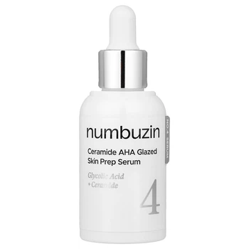 Сыворотка с церамидами и AHA-кислотами для гладкости и сияния кожи Numbuzin No.4 Ceramide AHA Glazed Skin Prep Serum, 30 мл