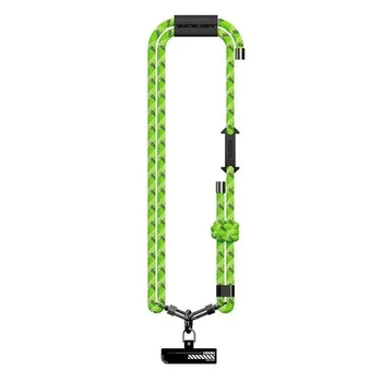 Шнурок ROCK 8mm з карабіном Multifunctional Glow in the Dark Phone Neon Green
