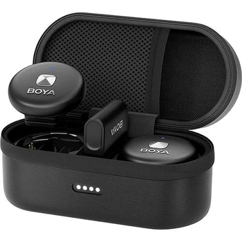 Петличний мікрофон BOYA Omic-U з зарядним кейсом (USB Type-C Black)