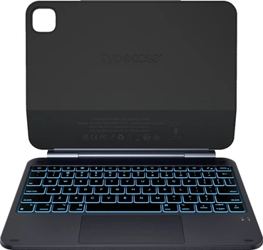 Etui z klawiaturą na tablet Typecase Edge do Apple iPad Pro 11" 2024/2025 Black (6979284780509)