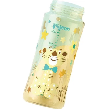 Бутылочка Pigeon Natural Feel III PPSU антиколиковая 330 мл с двойной ручкой (AA224)