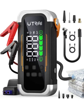 Бустер (пусковое устройство) UTRAI JS-40 (6000A, 37Wh) + компрессор (1444)