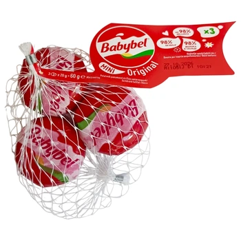 Напівтвердий сир Babybel Mini Original 60 г