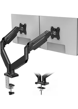 Настольный кронштейн для двух мониторов (13–32″) с газлифтом GDM7502 черный BONTEC