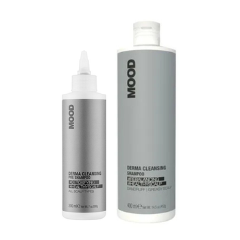 Набор для детокса кожи головы MOOD Derma Cleansing шампунь-пилинг 200 мл, шампунь 400 мл