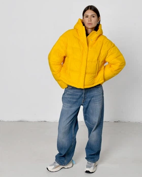 Куртка жіноча демісезонна X-Woyz LS-8919-6 53382 M жовтий