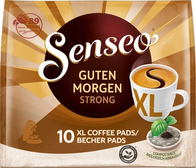 Кофе в чалдах Senseo Guten Morgen Strong XL10 монодоз Philips Senseo 62 мм