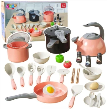 Ігровий набір LEAN Toys Посуд для приготування їжі 32 елементи (5905991087182)