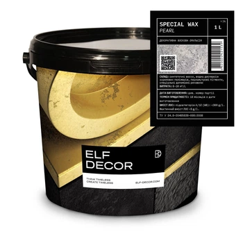 Віск для декоративної штукатурки металізований ELF DECOR SPECIAL WAX Золото 1 л