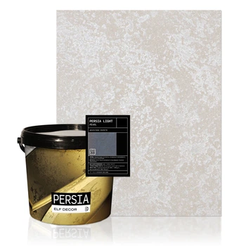 Перламутрова декоративна штукатурка з ефектом шовку ELF DECOR PERSIA LIGHT PEARL 5 кг