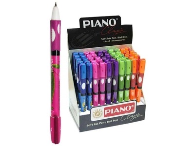 Ручка масляна PIANO синій 0,7мм PT-251