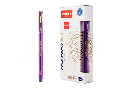Ручка кулькова UNIMAX фіолетовий TRIO UX-104-11