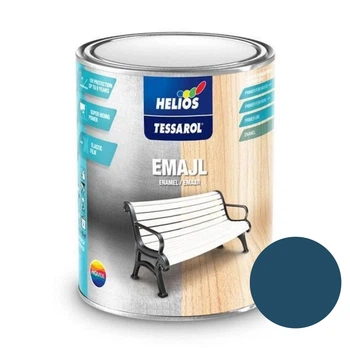 Емаль алкідна глянцева для дерева та металу HELIOS TESSAROL Ral 5001 (Синій) 0,2 л
