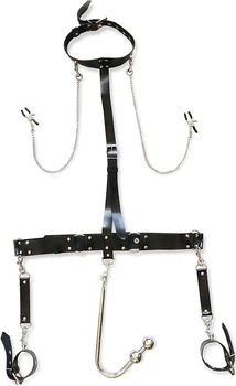 Бондажный набор с металлическим анальным крюком Art of Sex Bridget Bondage set with anal hook № 3 (2000097847074)