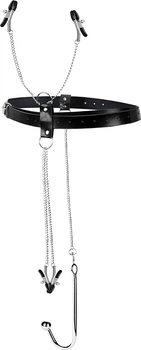 Бондажный набор с металлическим анальным крюком Art of Sex Blanca Bondage set with anal hook №1 (2000097845032)