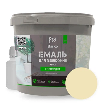Епоксидна емаль для підвіконня Barko 1 кг Бежевий