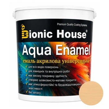 Фарба-емаль для дерева Bionic-House Aqua Enamel 10л Карамель