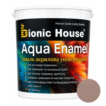 Фарба-емаль для дерева Bionic-House Aqua Enamel 10л Баклажан