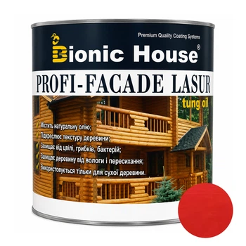 Фарба для дерева PROFI-FACADE LASUR tung oil 1л Барбарис