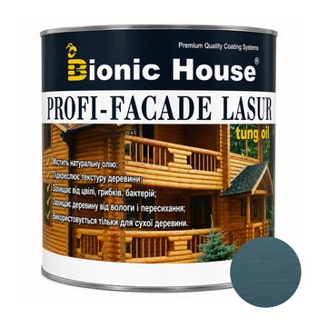 Фарба для дерева PROFI-FACADE LASUR tung oil 1л Крайола