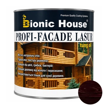 Фарба для дерева PROFI-FACADE LASUR tung oil 1л Рожеве дерево