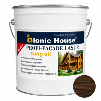 Фарба для дерева PROFI-FACADE LASUR tung oil 10 л Палісандр