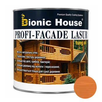Фарба для дерева PROFI-FACADE LASUR tung oil 2,8 л Мигдаль