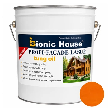 Фарба для дерева PROFI-FACADE LASUR tung oil 10 л Пінія