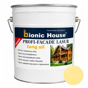 Фарба для дерева PROFI-FACADE LASUR tung oil 10 л Медовий