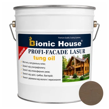 Фарба для дерева PROFI-FACADE LASUR tung oil 10 л Умбра