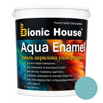 Фарба-емаль для дерева Bionic-House Aqua Enamel 2,5л Бірюза