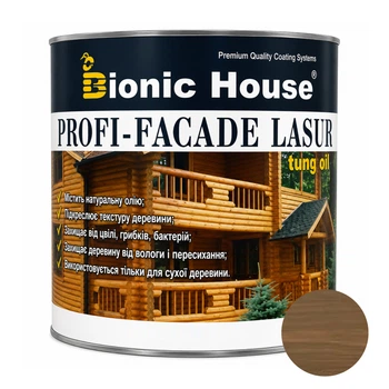 Фарба для дерева PROFI-FACADE LASUR tung oil 2,8 л Хакі